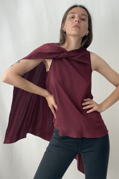 Asymmetrical Draped Top