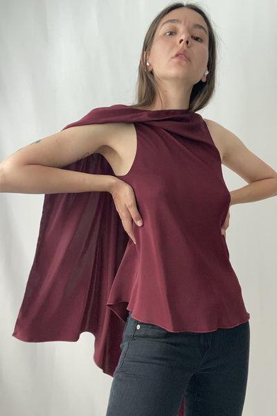 Asymmetrical Draped Top