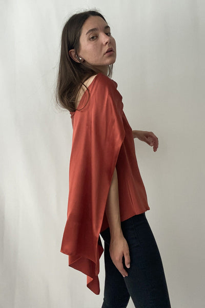 Asymmetrical Draped Top