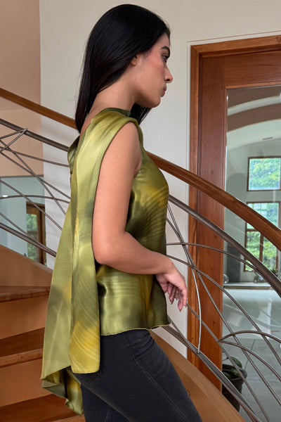Asymmetrical Draped Top