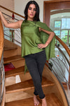 Asymmetrical Draped Top