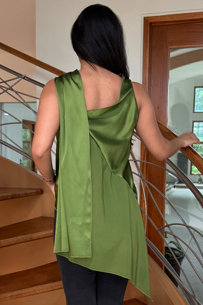 Asymmetrical Draped Top