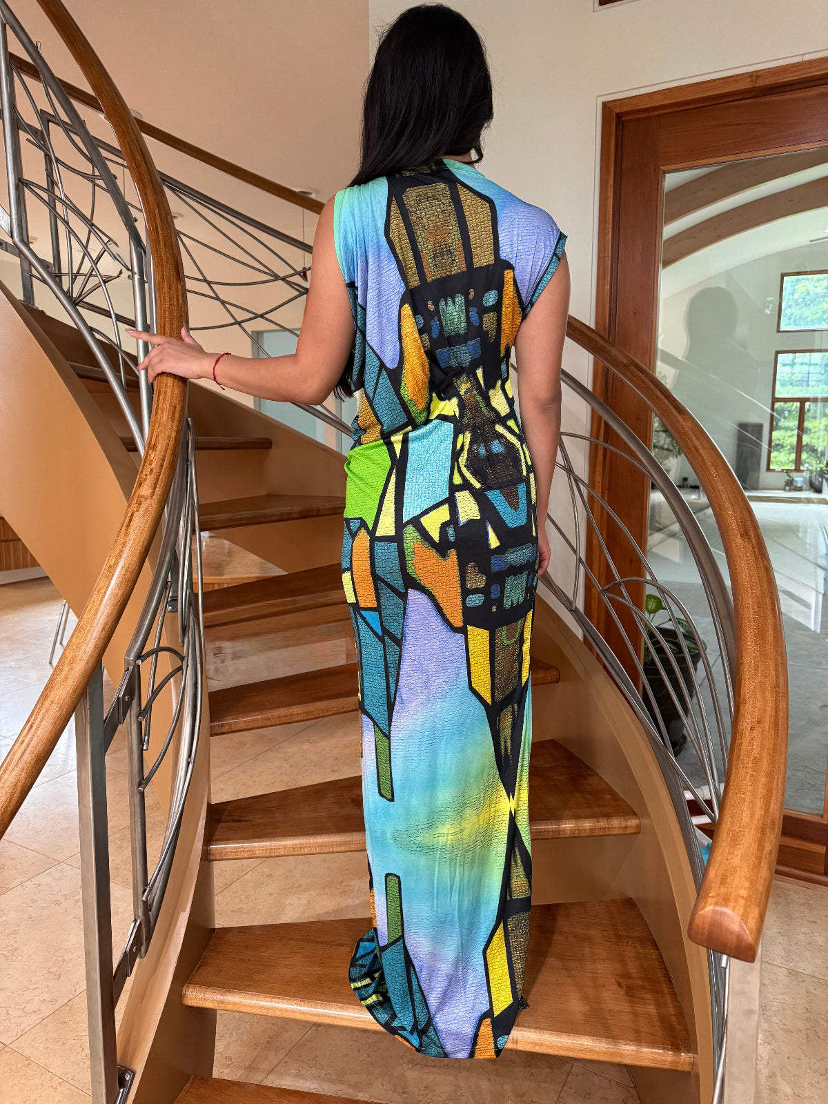  Old Town Maxi Dress Design by Ludmila Couture