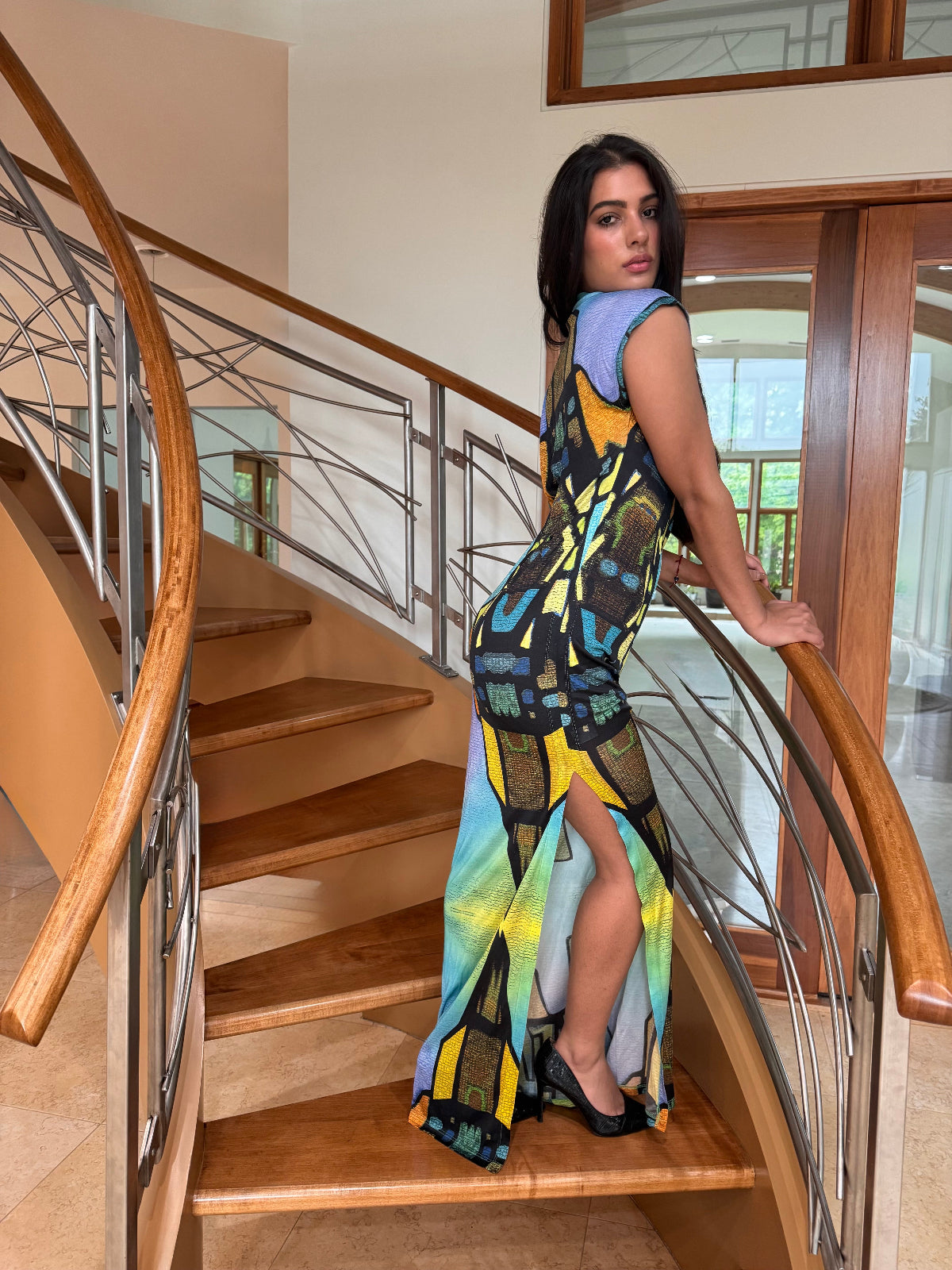  Old Town Maxi Dress  Design by Ludmila Couture
