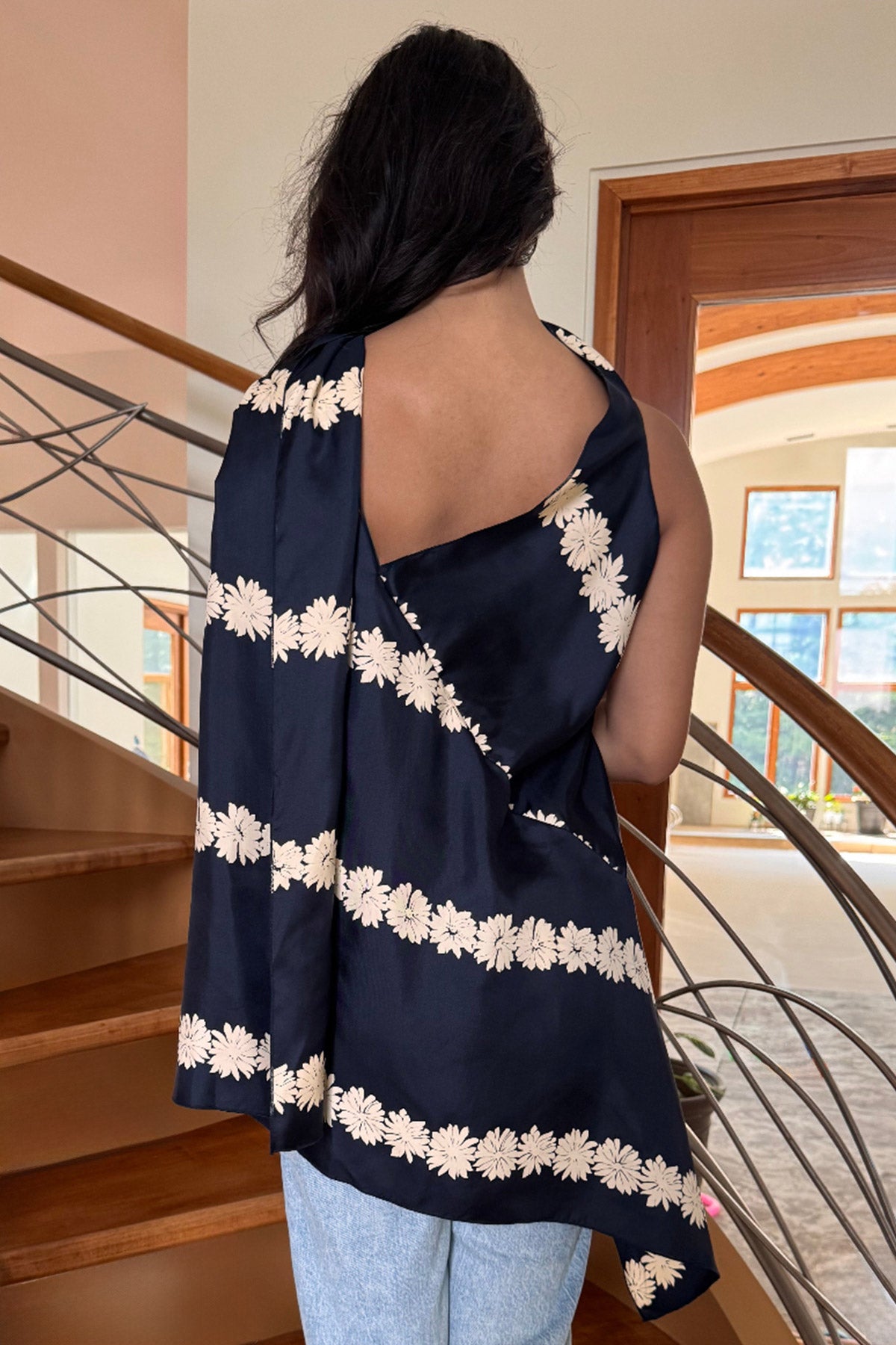 Asymmetrical Draped Top
